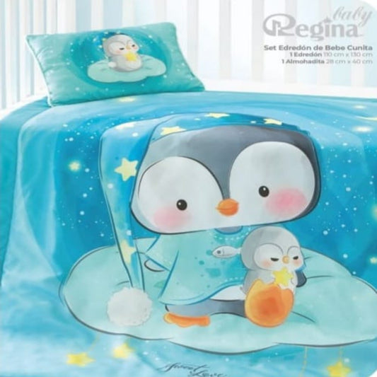 Set de Edredón Regina Baby® PINGÜIS